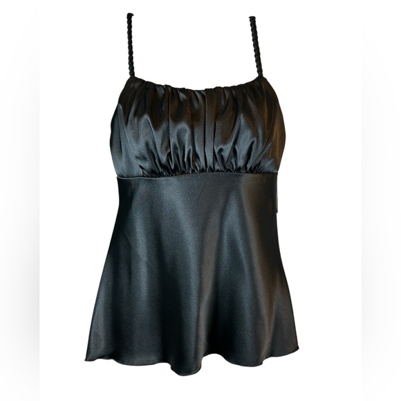 Byer California Tops - Byer California Black Satin Camisole Top
